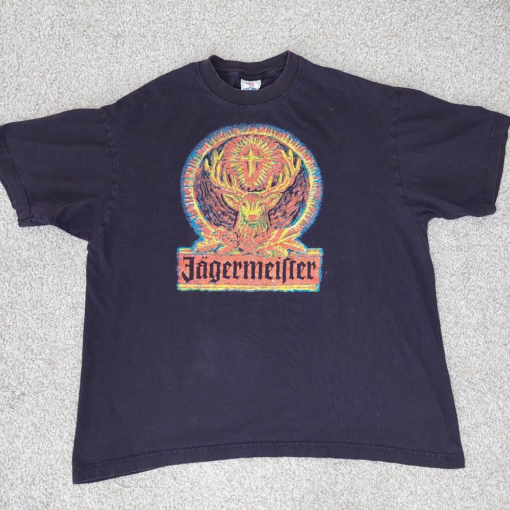 Vintage Jagermeister Graphic T-shirt Size‎ XL